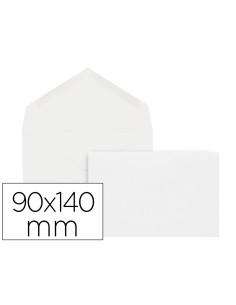 Sobre liderpapel blanco registro extra 90x140 mm caja de 100 unidades