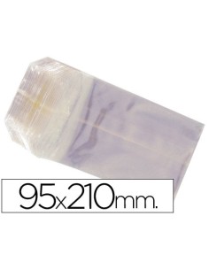 Bolsa celofan 95x210 mm paquete 100 unidades