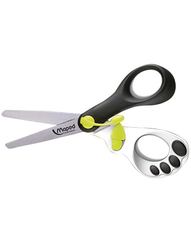 Tijera escolar maped magic up koopy 13cm con resorte para facilitar la accion del corte unidad