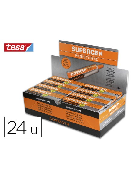 Pegamento supergen contacto 20 ml unidad