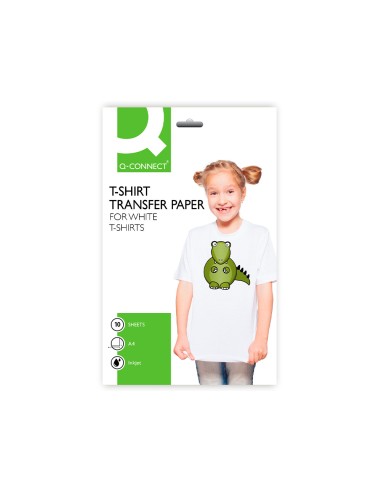 Papel q connect transferencia para tela kf01430 din a4 bolsa de 10 hojas