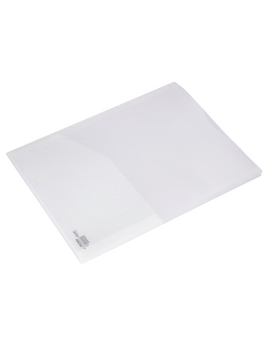 Carpeta liderpapel dossier dos bolsas canguro 45684 polipropileno din a4 transparente