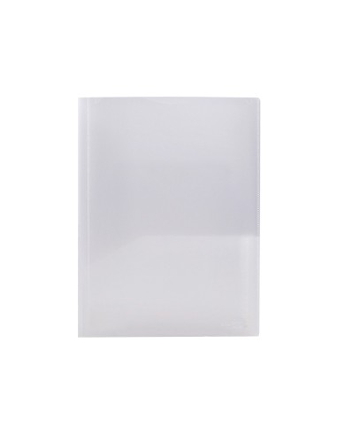 Carpeta liderpapel dossier dos bolsas canguro 45684 polipropileno din a4 transparente