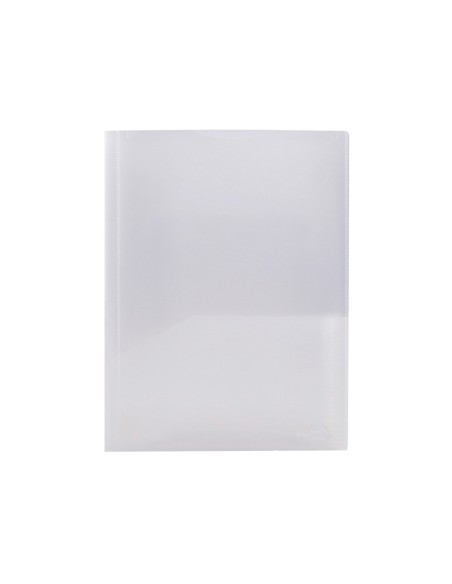 Carpeta liderpapel dossier dos bolsas canguro 45684 polipropileno din a4 transparente