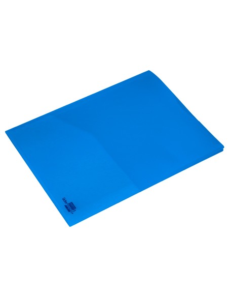 Carpeta liderpapel dossier dos bolsas canguro 45682 polipropileno din a4 azul