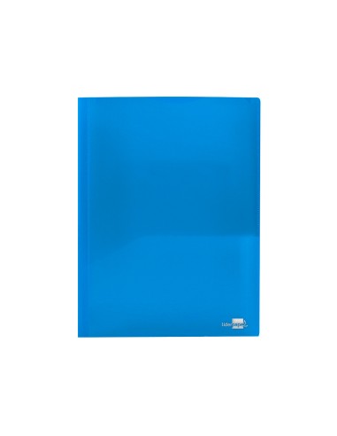 Carpeta liderpapel dossier dos bolsas canguro 45682 polipropileno din a4 azul
