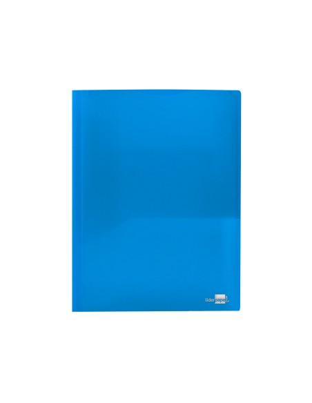 Carpeta liderpapel dossier dos bolsas canguro 45682 polipropileno din a4 azul