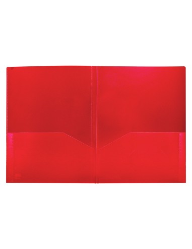 Carpeta liderpapel dossier dos bolsas canguro 45680 polipropileno din a4 roja