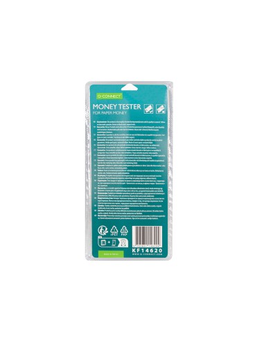 Rotulador q connect money tester detector de billetes falsos