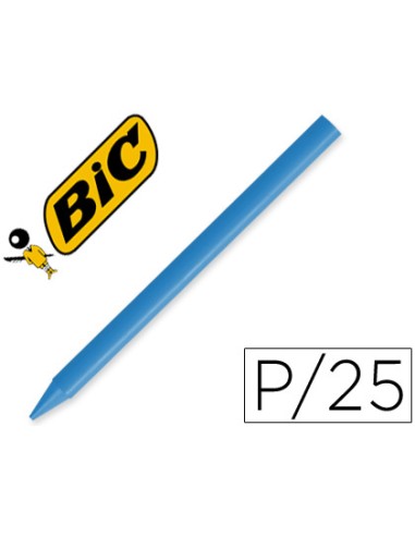 Lapices plastidecor unicolor azul claro 29 caja con 25 lapices