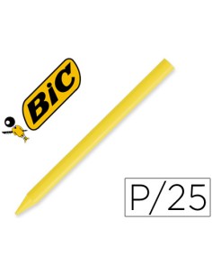 Lapices plastidecor unicolor amarillo 04 caja con 25 lapices