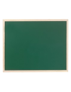 Pizarra verde q connect marco de madera 90x60 cm sin repisa
