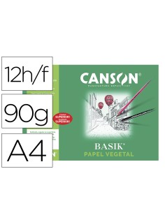 Papel vegetal guarro din a4 90 95 gr minipack de 12 hojas