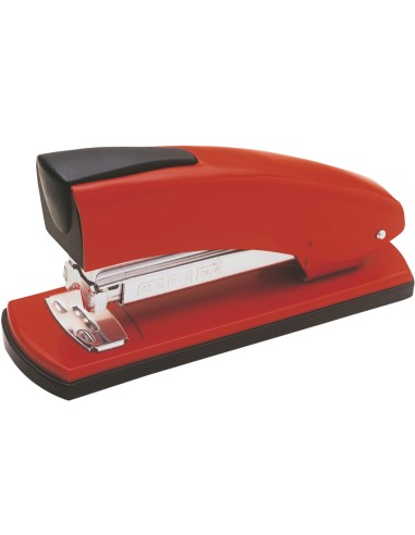 Grapadora petrus 2001p color rojo capacidad 20 hojas
