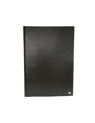 Carpeta planos liderpapel a2 carton gofrado n 12 negro
