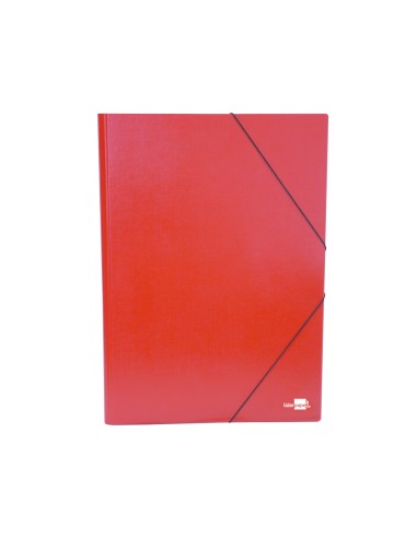 Carpeta planos liderpapel a3 carton gofrado n 12 rojo
