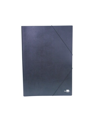 Carpeta planos liderpapel a3 carton gofrado n 12 negro