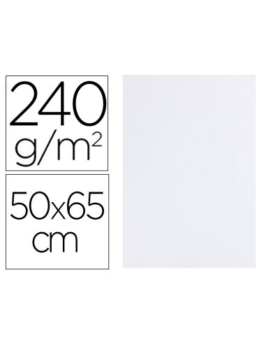 Cartulina liderpapel 50x65 cm 240g m2 blanco