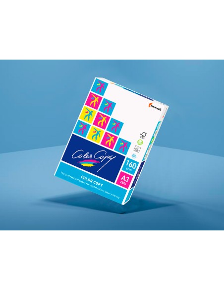Papel fotocopiadora color copy din a3 160 gramos paquete de 250 hojas
