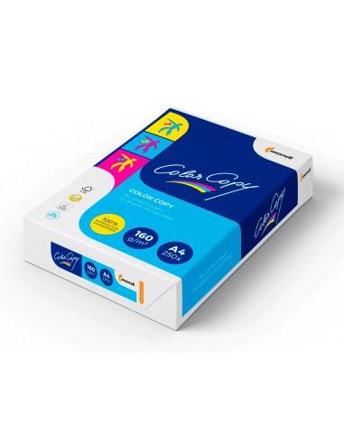 Papel fotocopiadora color copy din a4 160 gramos paquete de 250 hojas