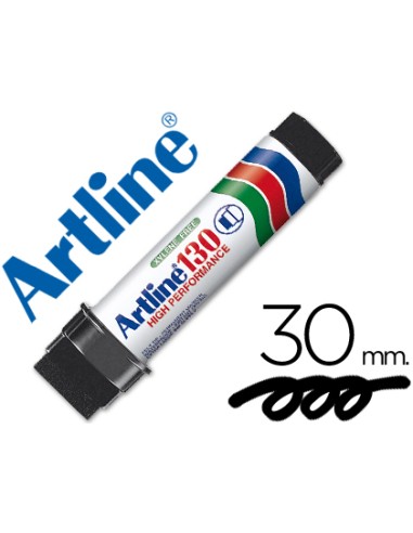 Rotulador artline postermarker ek 130 negro recargable 30 mm