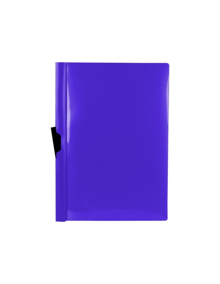 Carpeta liderpapel dossier pinza lateral 45322 polipropileno din a4 azul 60 hojas pinza deslizante