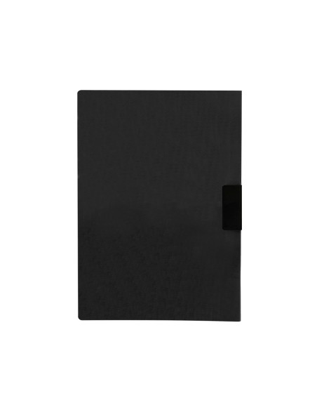 Carpeta liderpapel dossier pinza lateral 45325 polipropileno din a4 negro 60 hojas pinza deslizante