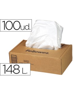 Bolsa de residuos fellowes para destructora de documentoscaja con 50 und para ps220 220c 320 320cc