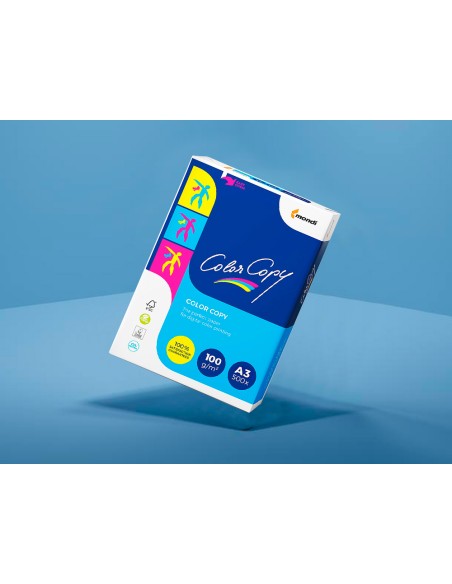 Papel fotocopiadora color copy din a3 100 gramos paquete de 500 hojas