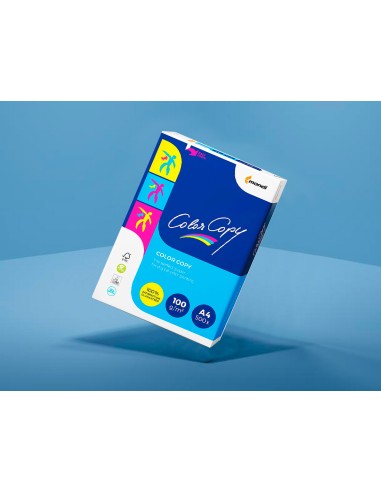 Papel fotocopiadora color copy din a4 100 gramos paquete de 500 hojas