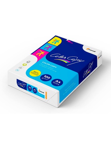 Papel fotocopiadora color copy din a4 100 gramos paquete de 500 hojas