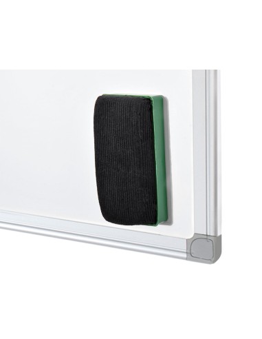 Pizarra blanca q connect lacada magnetica marco de aluminio 90x60 cm