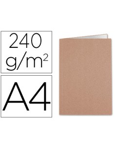 Subcarpeta liderpapel din a4 kraft interior blanco 240g m2
