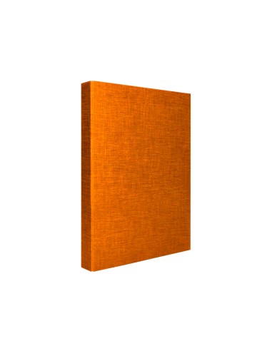 Carpeta de 4 anillas 25mm mixtas liderpapel folio carton forrado paper coat naranja