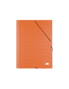 Carpeta clasificadora liderpapel 12 departamentos folio prolongado carton forrado naranja