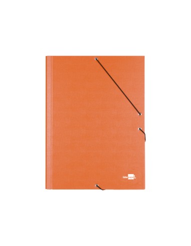 Carpeta clasificadora liderpapel 12 departamentos folio prolongado carton forrado naranja