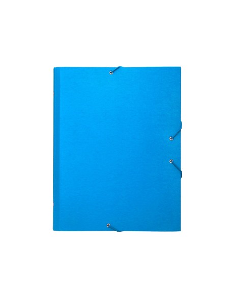 Carpeta clasificadora liderpapel 12 departamentos folio prolongado carton forrado celeste