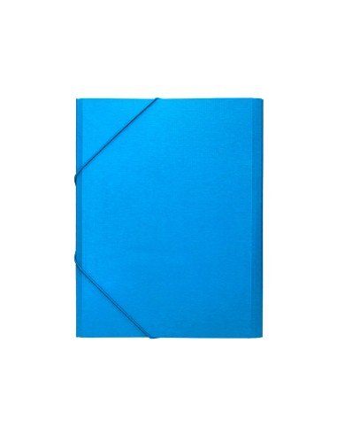 Carpeta clasificadora liderpapel 12 departamentos folio prolongado carton forrado celeste