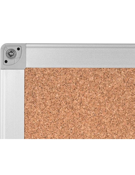 Pizarra corcho q connect 120x90 cm marco aluminio