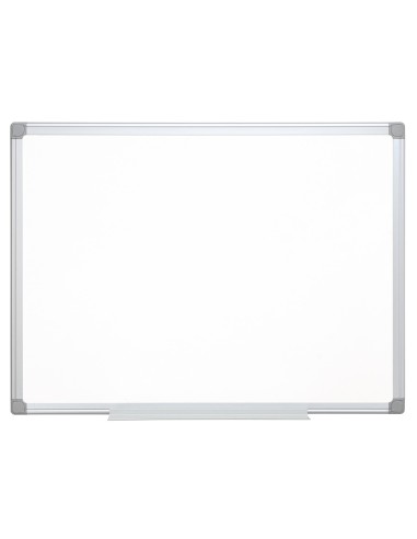 Pizarra blanca q connect melamina marco de aluminio 180x90 cm