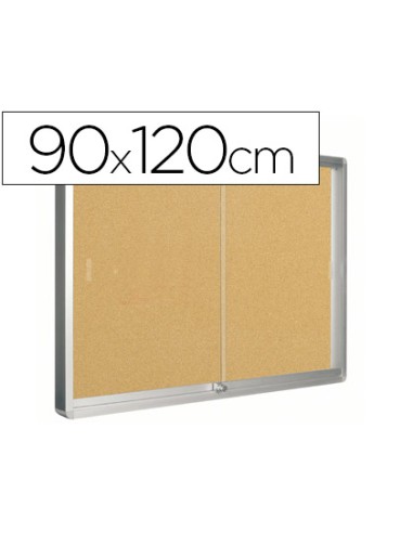 Vitrina de anuncios q connect marco de aluminio 900 x 1200 mm