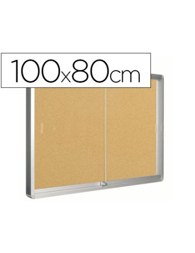 Vitrina de anuncios q connect marco de aluminio 800 x 1000mm