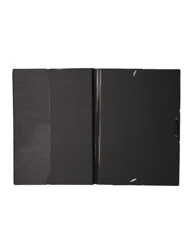Carpeta liderpapel gomas folio sencilla pvc azul