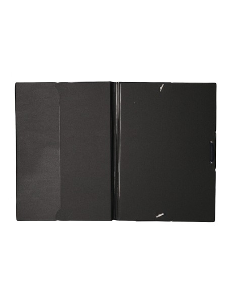 Carpeta liderpapel gomas folio sencilla pvc azul