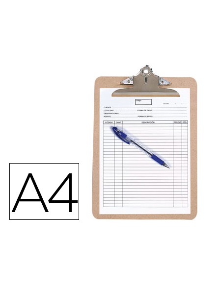 Portanotas q connect material extraduro din a4 4 mm