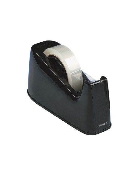 Cinta adhesiva q connect transparente 66 mt x 19 mm