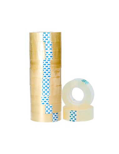 Cinta adhesiva q connect transparente 33 mt x 12 mm