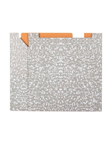 Caja archivador liderpapel classic red a4 gris