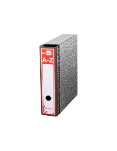 Caja archivador liderpapel classic red a4 gris