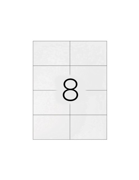 Etiqueta adhesiva q connect kf01588 tamano 991x677 mm fotocopiadora laser ink jet caja con 100 hojas din a4